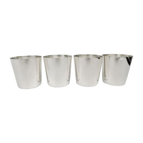 Tiffany & Co. Vintage American Mid-Century Modern Silver Tumblers Available For Immediate Sale ...