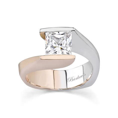 Barkev's Princess Cut Solitaire Engagement Ring - 7084LT