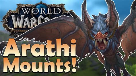 The 5 NEW Arathi Highlands Mounts & Where to Find Them | Battle for Azeroth - YouTube