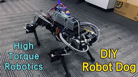 Our DIY Robot Dog is Runing | High Torque Robotics - YouTube