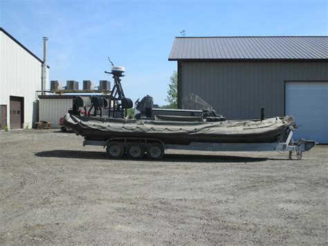 Rigid Fiberglass Inflatable W/3 Axle Trailer 33 Foot Navy Boat 1993 for sale for $12,000 - Boats ...