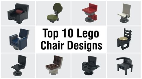 Top 10 Easy LEGO Chair Designs Anyone Can Make - YouTube