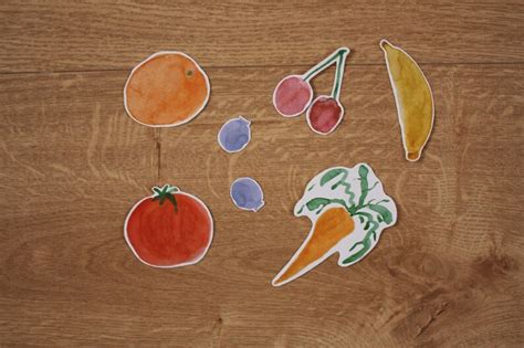 Fruit and Vegetable Stickers - Etsy