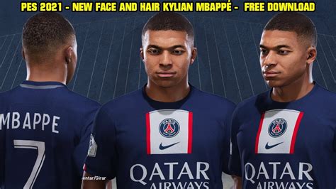 PES 2021 - NEW FACE AND HAIR KYLIAN MBAPPÉ 2023 - 4K - YouTube