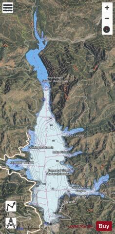 Lake Piru Fishing Map | Nautical Charts App