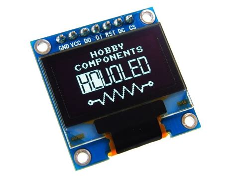 SSD1306 128x64 Pixel OLED Display Module (White)