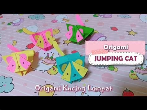 Jumping Cat Origami - DIY, Origami Kucing Lompat, Ide Liburan