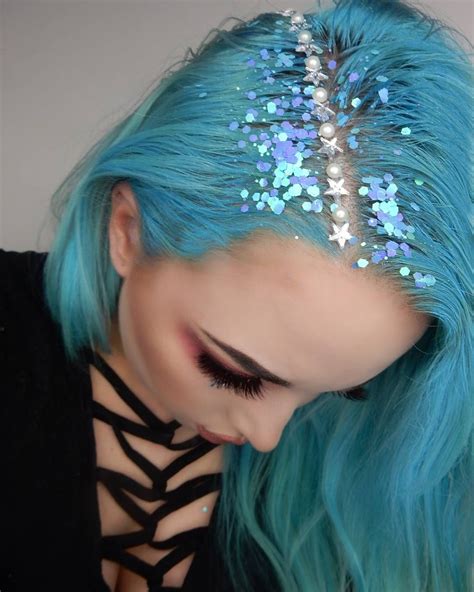 Glitter roots, festival hair, glastonbury inspiration, mermaid hair ...