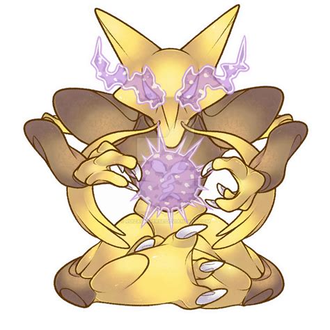 065 - Alakazam by RuizaUniverse on DeviantArt in 2021 | Pokemon tattoo, Pokemon drawings ...