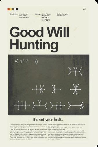 Good will hinting/ math | Poster di film, Film indipendenti, Le migliori canzoni