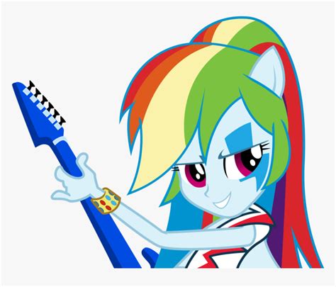 Mlp Eg Rainbow Rocks Rainbow Dash, HD Png Download , Transparent Png ...