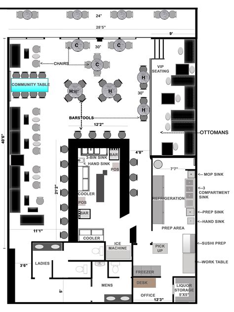 restaurant floor plan | Restaurant floor plan, Cafe floor plan, Restaurant layout