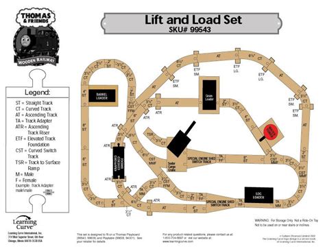 Thomas the Tank Track Layouts Designs at Legacy Station | Wooden train track, Train layouts ...