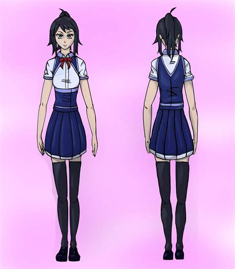 Yandere Simulator Uniform design by Hikari015 on DeviantArt