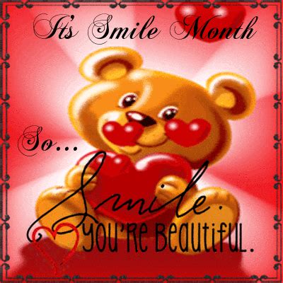 Smile, You’re Beautiful! Free Smile Month eCards, Greeting Cards | 123 Greetings