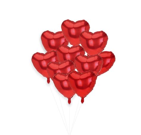 Red Heart Balloon Bouquet Love Balloons Valentines Day | Etsy