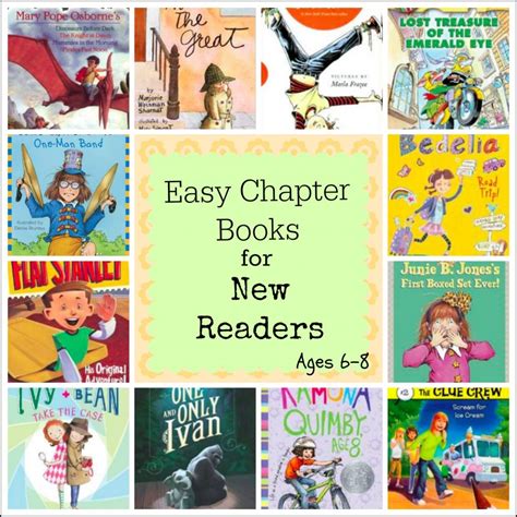 Easy Chapter Books for Emerging Readers (Around Ages 6-8) | Mommies with Style