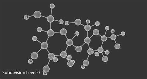 Sucrose Molecule 3D Model - TurboSquid 1425536