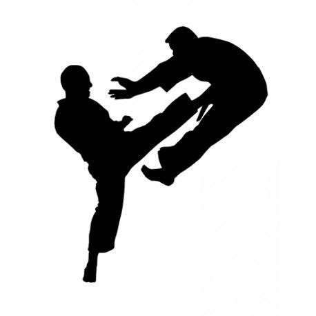 Martial Arts Front Kick Silhouette | Martial arts, Martial, Silhouette