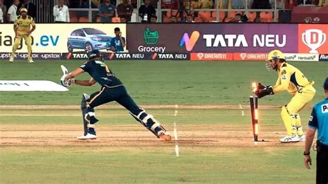 Watch: MS Dhoni rewinds the clock with a lightning-speed stumping to ...