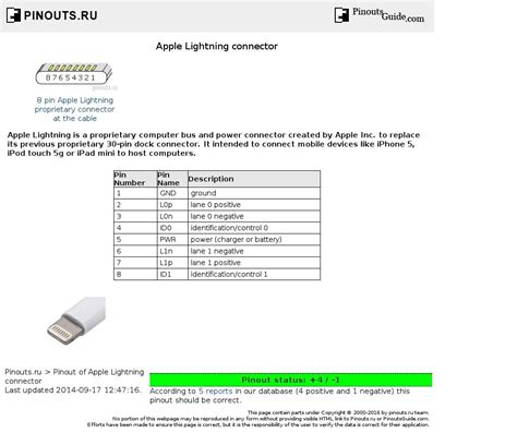 Iphone Lightning Cable Diagram