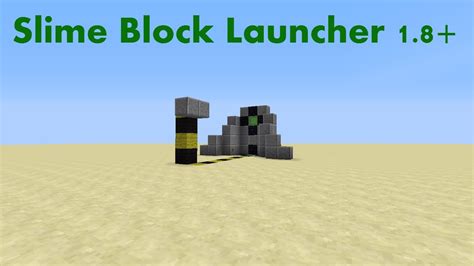 Slime block launcher tutorial! Minecraft 1.8+! - YouTube