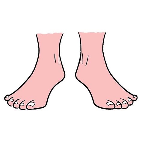 How to Draw Feet – Really Easy Drawing Tutorial | Feet drawing, Simple ...