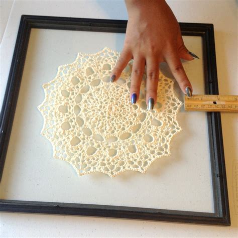 How To Frame Your Crochet Art | Doily ambachten, Gehaakt huis, Gehaakte onderleggers