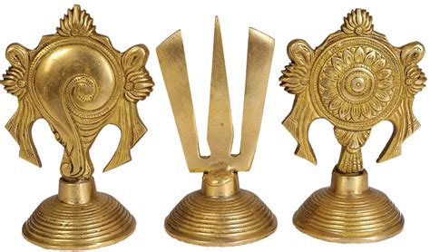 Vaishnava Symbols (Set of Three pieces)