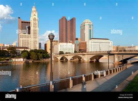 Downtown Columbus, Ohio Skyline from Genoa Park Stock Photo - Alamy