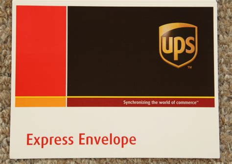 Ups Express Envelope Stock Photo - Download Image Now - Envelope ...