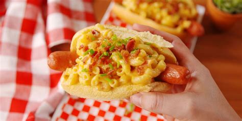 Best Mac & Cheese Dogs Recipe - How to Make Mac & Cheese Dogs