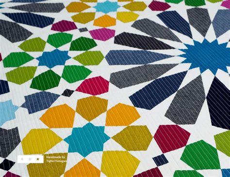 Alhambra Rosette Quilt Pattern by Tighe Flanagan – Handmade by Tighe Flanagan