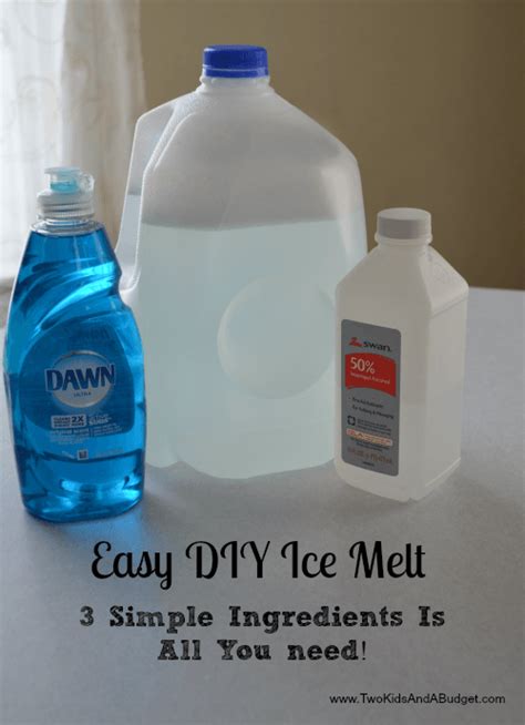 Easy DIY Ice Melt That Is Safe For The Kids, And Pets! ~ Two Kids And A Budget | Ice melting ...