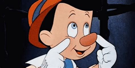 Pinocchio Nose GIF – Pinocchio Nose Grow – discover and share GIFs