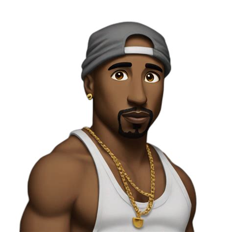 Tupac | AI Emoji Generator