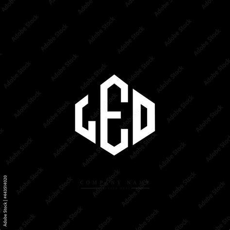 LEO letter logo design with polygon shape. LEO polygon logo monogram ...