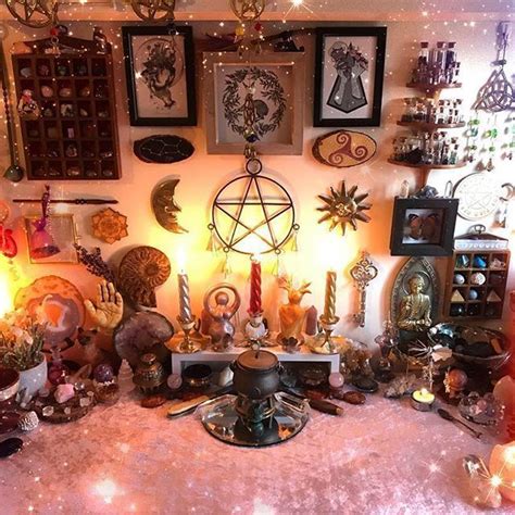 Witchy Altar Space | Wiccan decor, Witchy decor, Witch decor