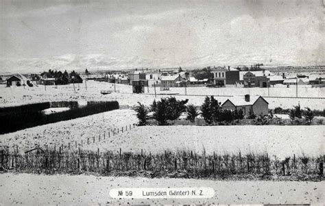 Lumsden – Winter | Historic Wakatipu New Zealand – Historic Photographs of the Otago Goldfields Era