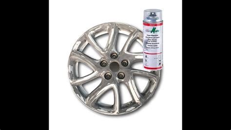 WHEEL SPRAY SILVER CHROME ColorMatic - YouTube