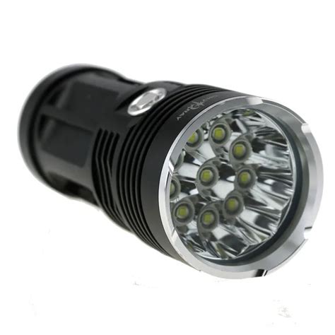 Skyray 20000 Lumen 10T6 Tactical LED Flashlight 10x Cree XM L T6 Waterproof Torch Lamp For ...