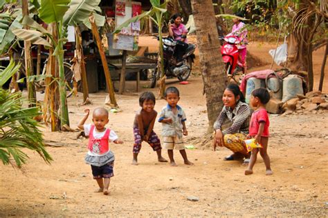 children playing cambodia - Inspire A Fire