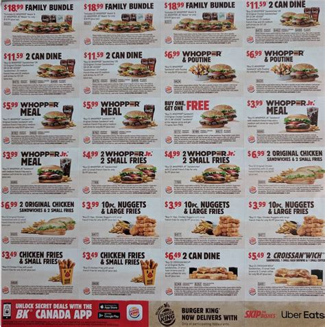 Burger King Coupons: October 2 - November 17