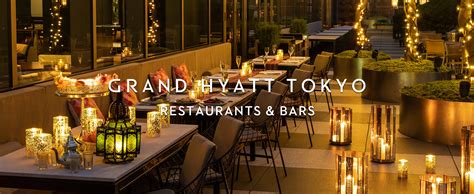 Restaurants at a luxurious Roppongi hotel, Grand Hyatt Tokyo