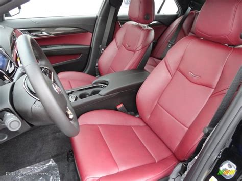 Morello Red/Jet Black Accents Interior 2013 Cadillac ATS 2.5L Luxury Photo #70932790 | GTCarLot.com