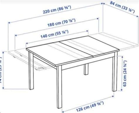 ikea extendable dining table, Furniture & Home Living, Furniture ...