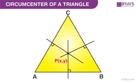 Circumcenter of a Triangle- Formula, Definition, Properties and Example