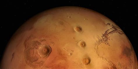 Tharsis region on Mars The Tharsis region is a vast volcanic plateau ...