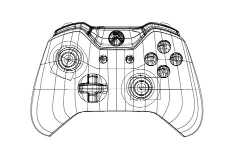 Xbox Controller Drawing at GetDrawings | Free download