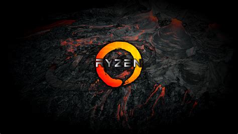 Bilder AMD Logo Emblem Ryzen Computers 3840x2160